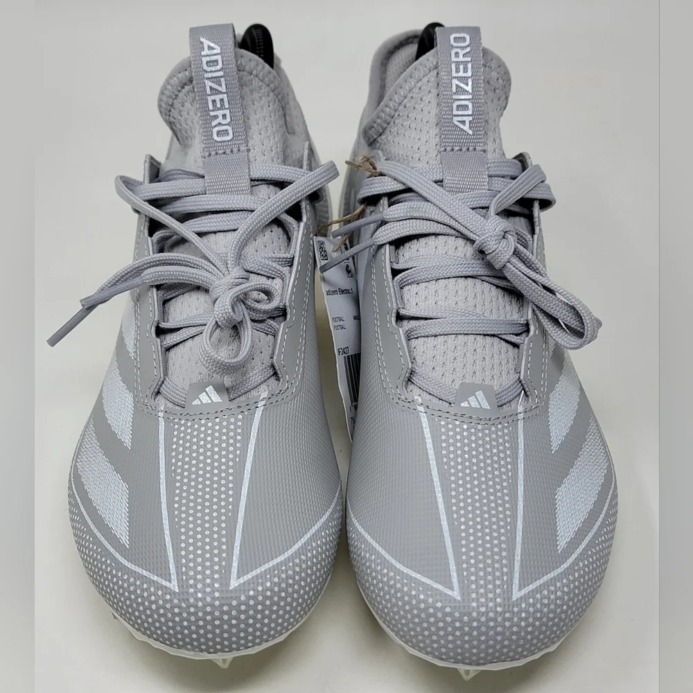 Adidas Adizero Electric.1 IF2427 Grey Silver Football Cleats Mens Size 11.5 New